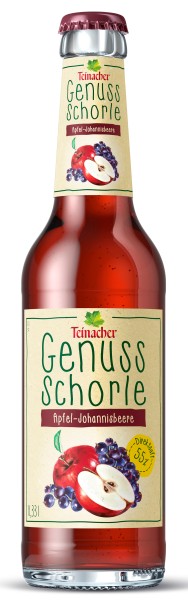 Teinacher Genuss-Schorle Apfel-Johannisbeere 12x0,33l