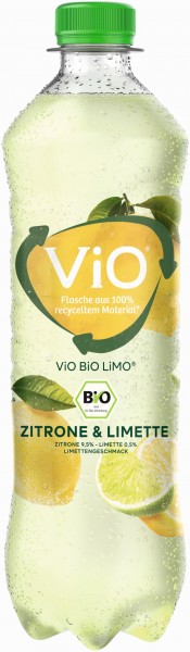 ViO Bio Limo Zitrone-Limette 18x0,5l PET