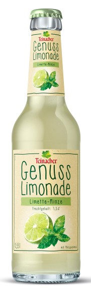 Teinacher Genuss-Limonade Limette-Minze 12x0,33