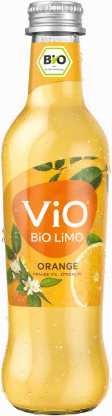 Vio Bio Limo Orange 24x0,33l MW Glas
