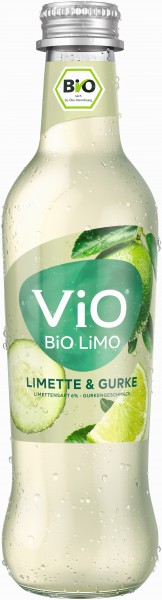 Vio Bio Limo Limette Gurke 24x0,33l MW Glas