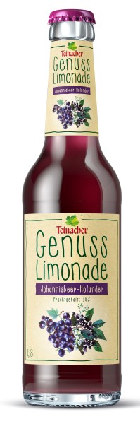Teinacher Genuss-Limonade Johannisbeer-Holunder 12x0,33
