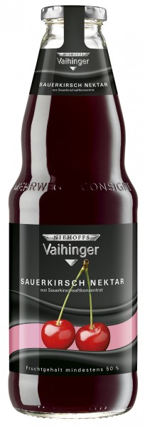 Niehoffs Vaihinger Sauerkirsch Nektar klar 6x1l
