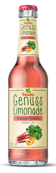 Teinacher Genuss-Limonade Rhabarber-Mirabelle 12x0,33l